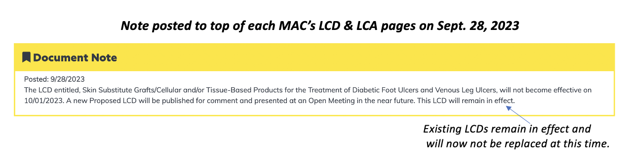 Alliance LCD document note w header