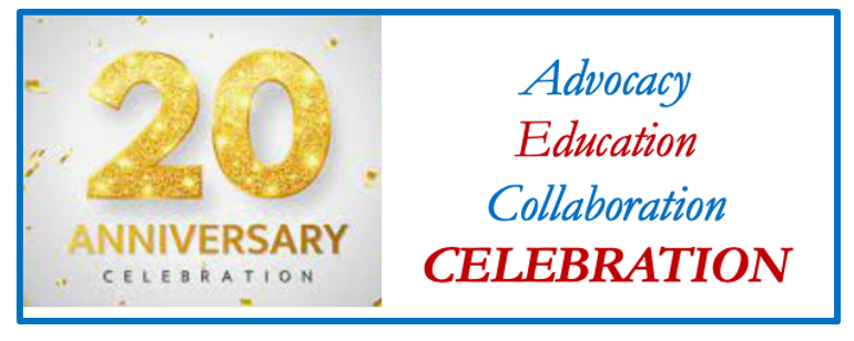 20th anniv image   educate collaborate advocate celebrate 20th anniv image   educate collaborate advocate celebrate