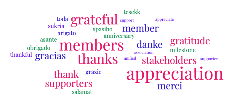 word cloud   thanks to our members  .28 word cloud   thanks to our members  .28